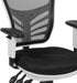 Black Mesh Executive Office Chair with Adjustable Arms