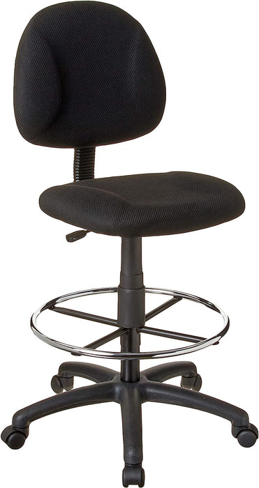 Ergonomic Drafting Chair in Black (No Arms)