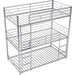 Silver Triple Metal Bunk Bed with Detachable Feature