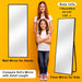 Large Black Aluminum Alloy Wall Mirror