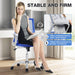 Ergonomic Blue Office Chair with Lumbar Support