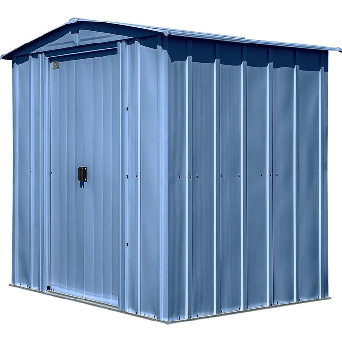 Classic Steel Storage Shed, 6X5, Blue Grey