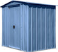 Classic Steel Storage Shed, 6X5, Blue Grey