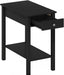 Rectangular Side Table, Americano