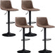 Modern Design PU Leather Barstools, Set of 4