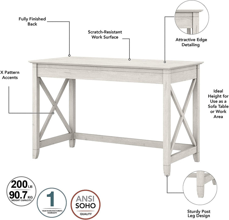 Key West Writing Desk with Lateral File Cabinet