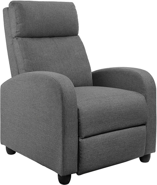 Aurora Grey Adjustable Home Theater Recliner