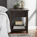 Espresso Nightstand with Drawer