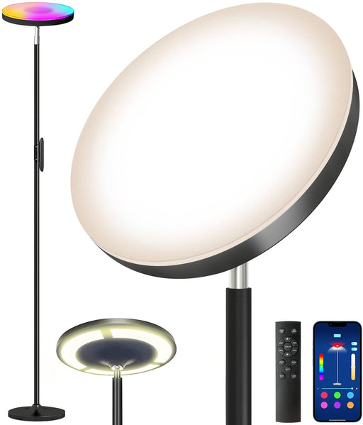 Double Side Lighting LED Floor Lamp with Remote