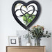 Rustic Farmhouse Heart Wall Mirror