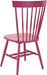 American Homes Collection Raspberry Pink Spindle Side Chair, Set of 2