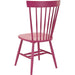 American Homes Collection Raspberry Pink Spindle Side Chair, Set of 2