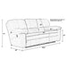 Courvevoie 90.5" Upholstered Reclining Sofa