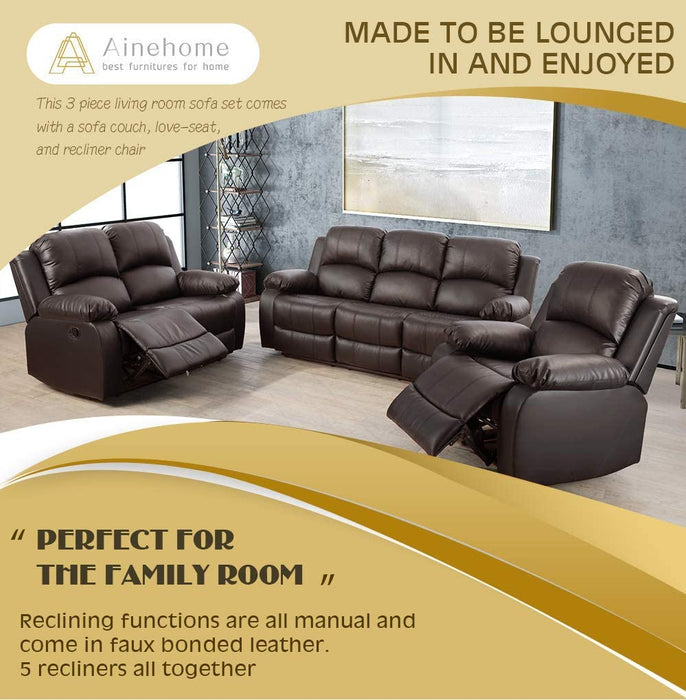Recliner Sofa Living Room Set