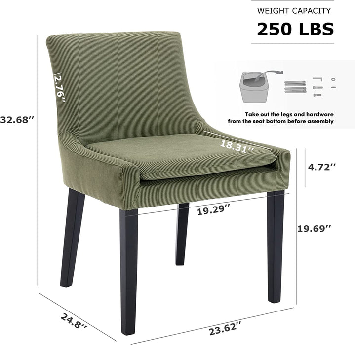 Modern Upholstered Dining Chairs 6