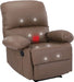 Massage Recliner Chair with Heat, Brown