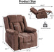 Electric Power Lift Recliner Chair with Massage,Coffee