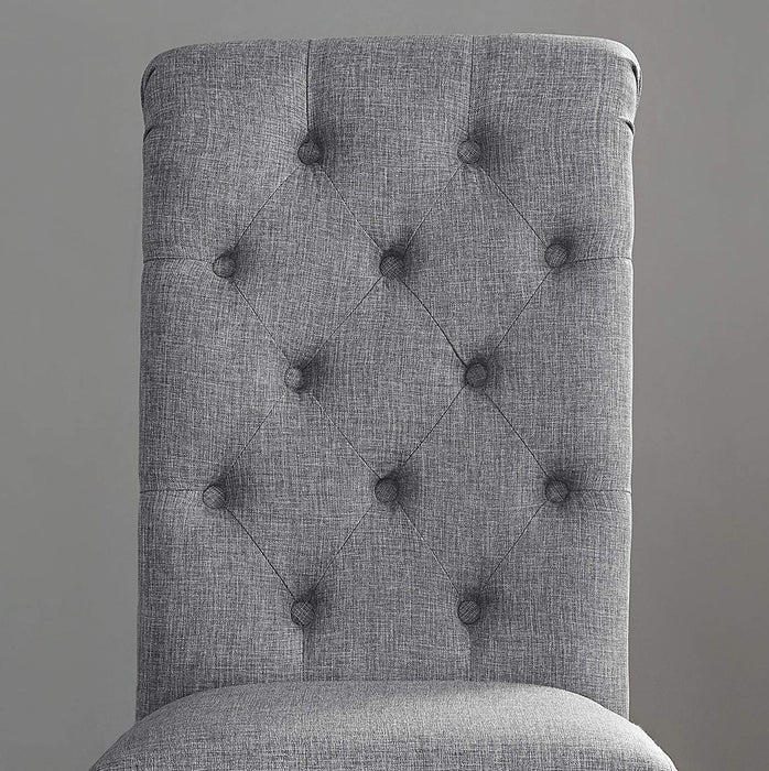 Leviton Gray Tufted Dining Chair