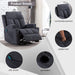 Manual Massage Recliner Chairs with Heat for Living Room