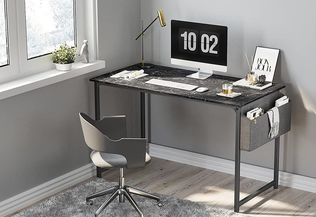 Black Marble Home Office Set