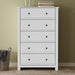 Galano Genoa 5 Drawer Dresser, Tall Storage