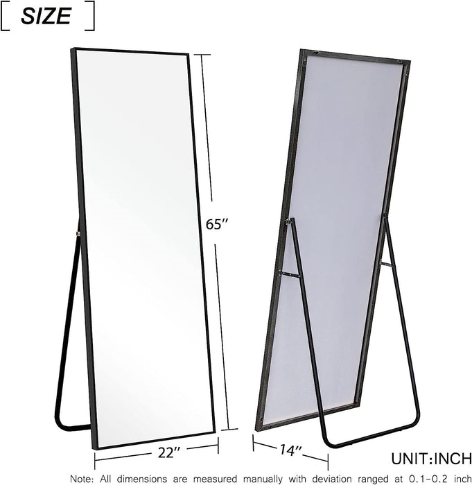 Full Length Floor Mirror with Stand