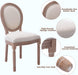 Beige French Vintage Farmhouse Dining Chairs Set of 6