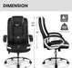 Ergonomic Office Gaming Chair with Lumbar Support