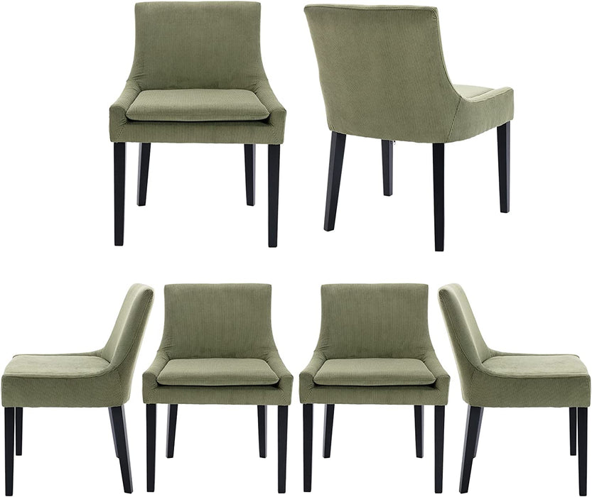 Green discount corduroy chair