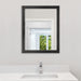 Rectangular Black Bathroom Wall Mirror