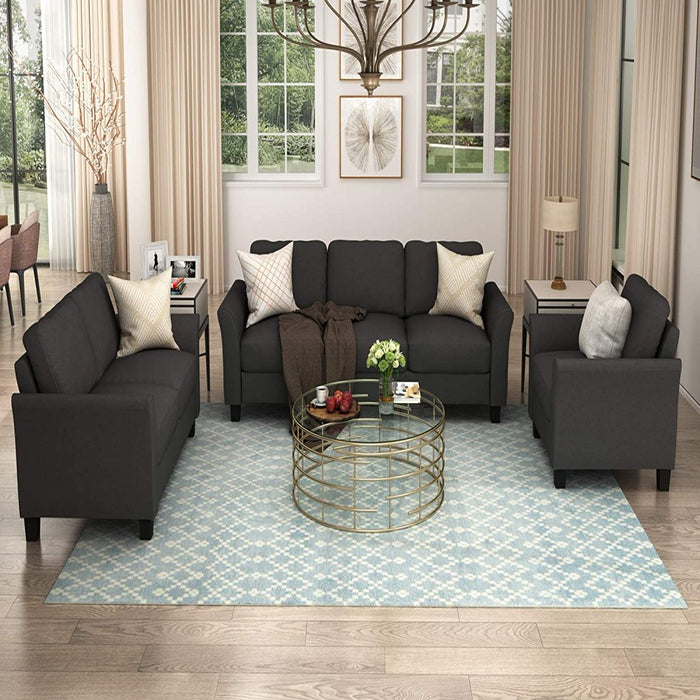 Sectional loveseat store set