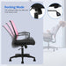 Pink Ergonomic Mesh Office Chair with Lumbar Support