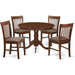 Mahogany 5-Piece Dining Table Set