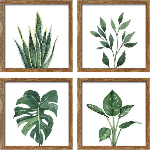 Botanical Framed Picture Collage Set for Wall Décor