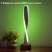 RGB Desk Lamp, Wood Table Lamp with 7 Colors