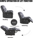 Electric Power Recliner Chairs with USB Charge Port