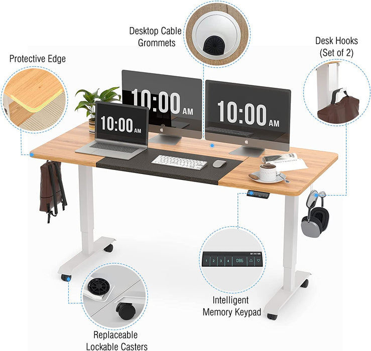 Ergonomic Electric Standing Desk with Memory Preset