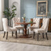 Dining Chairs Set of 6, Velvet Nikki Collection Dining Room Chair Upholstered Modern Luxury