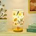 Pressed Flower Bedside Lamp - Modern Style