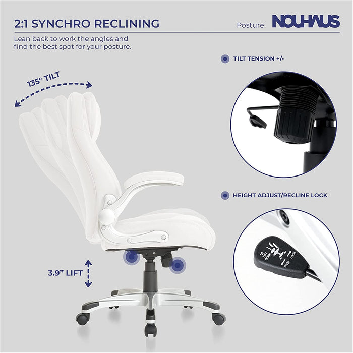 Nouhaus Ergonomic Office Chair with Lumbar Support