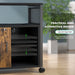 Modern Locking File Cabinet with USB Ports