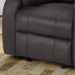 Michelle Gliding Recliner in Slate and Black