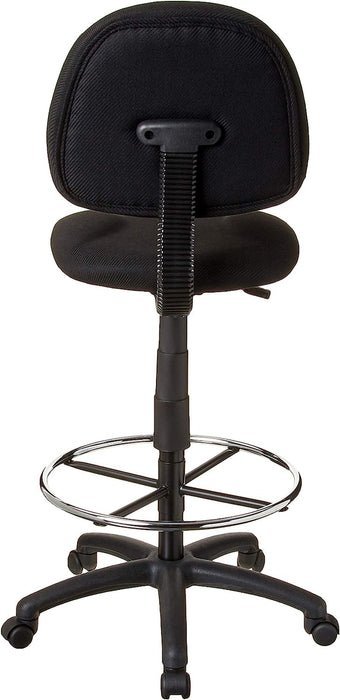 Ergonomic Drafting Chair in Black (No Arms)