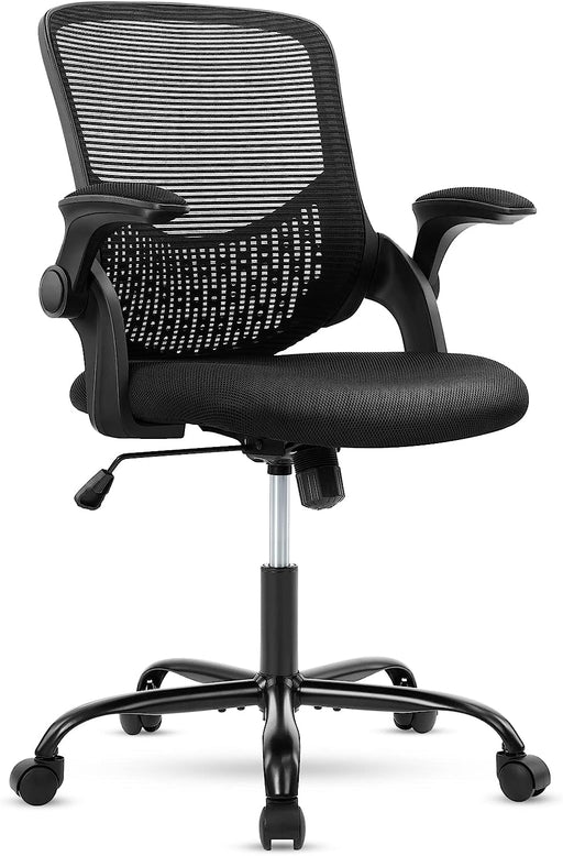 Ergonomic Mesh Office Chair with Flip-Up Armrests