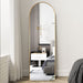 Arched Gold Full Length Floor Mirror