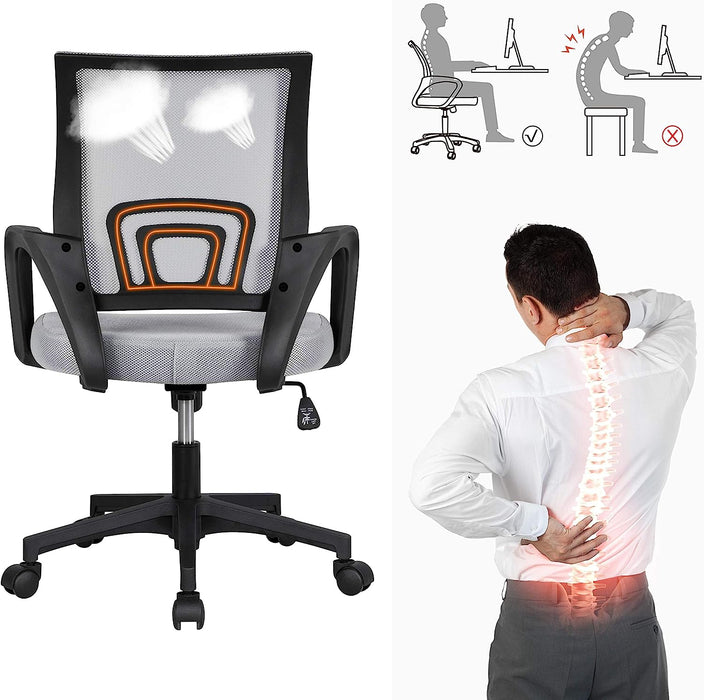 Ergonomic Mesh Office Chair with Lumbar Support