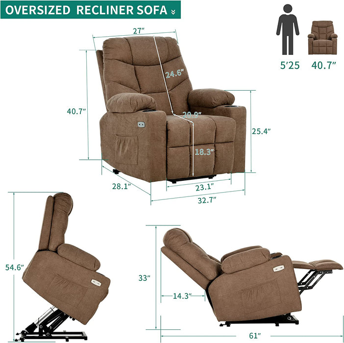 Electric Power Lift Recliner Chair for Elderly