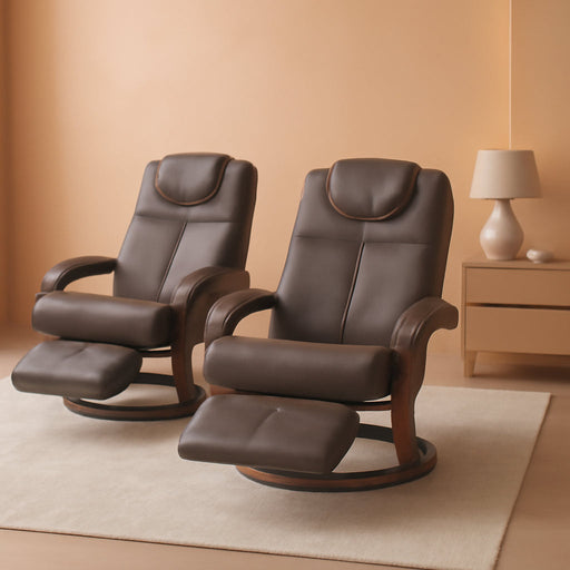Charles Euro Chair Recliner for RV (Chestnut)
