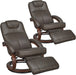 Charles Euro Chair Recliner for RV (Chestnut)