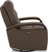 Chocolate Swivel Glider Rocker Recliner with USB Charge